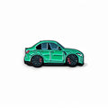 Isle of Man Green BMW M3 G80 Competition soft enamel pin badge
