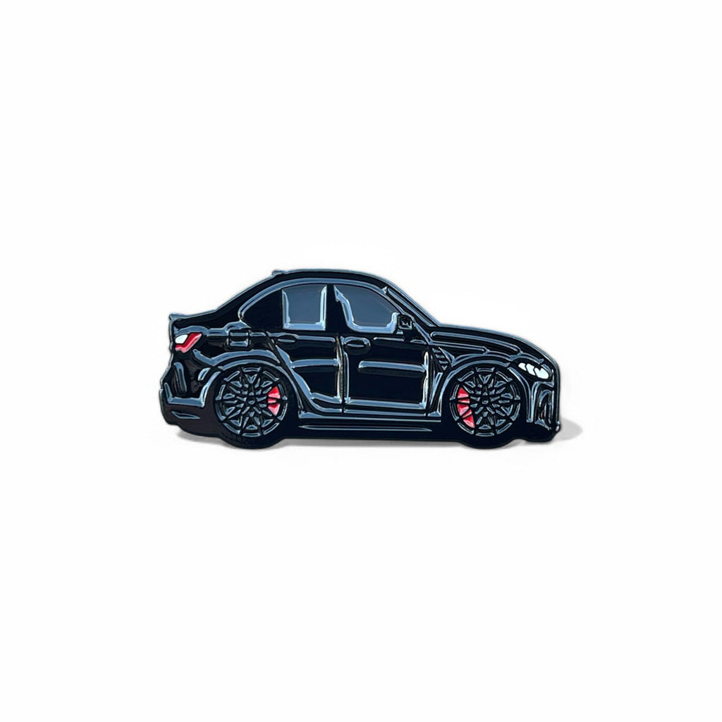 Sapphire Black BMW M3 G80 Competition soft enamel pin badge
