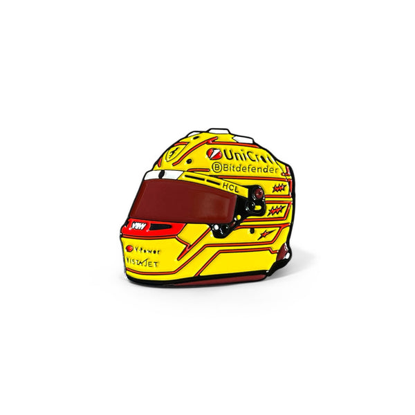 Lewis Hamilton Formula 1 helmet soft enamel pin badge