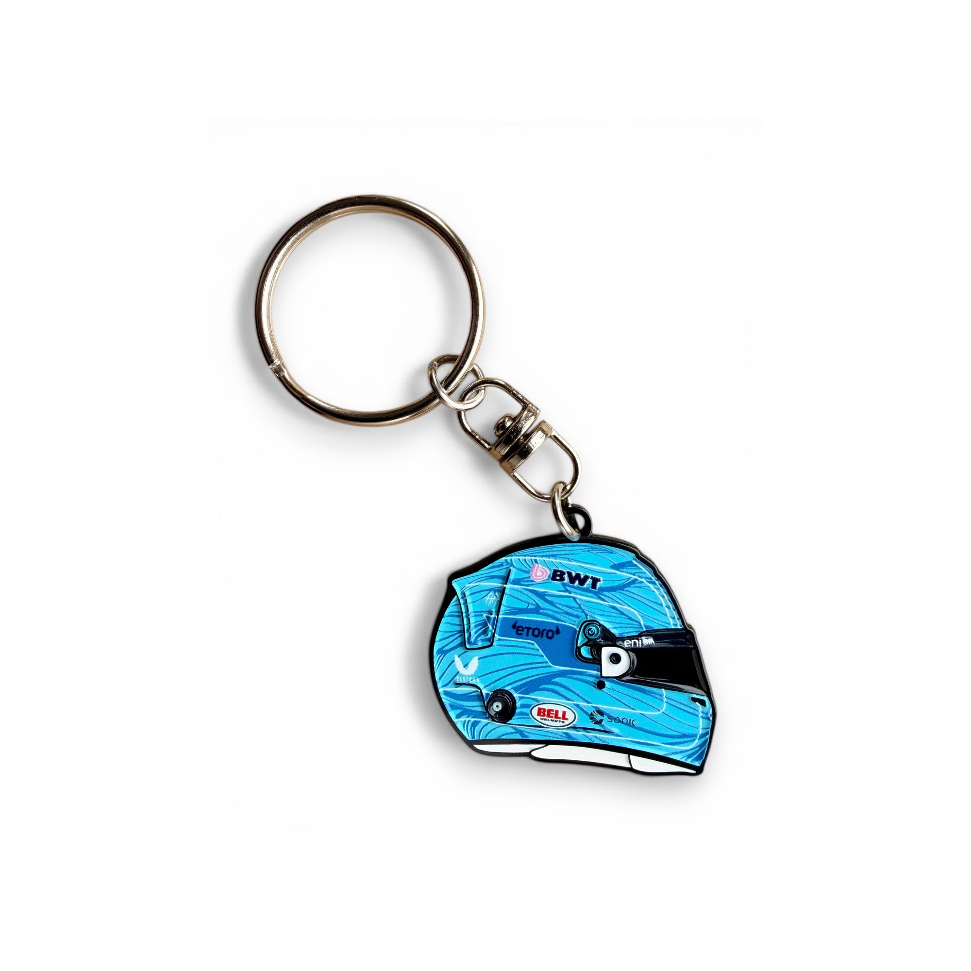 Pierre Gasly 2026 F1 helmet soft enamel keyring