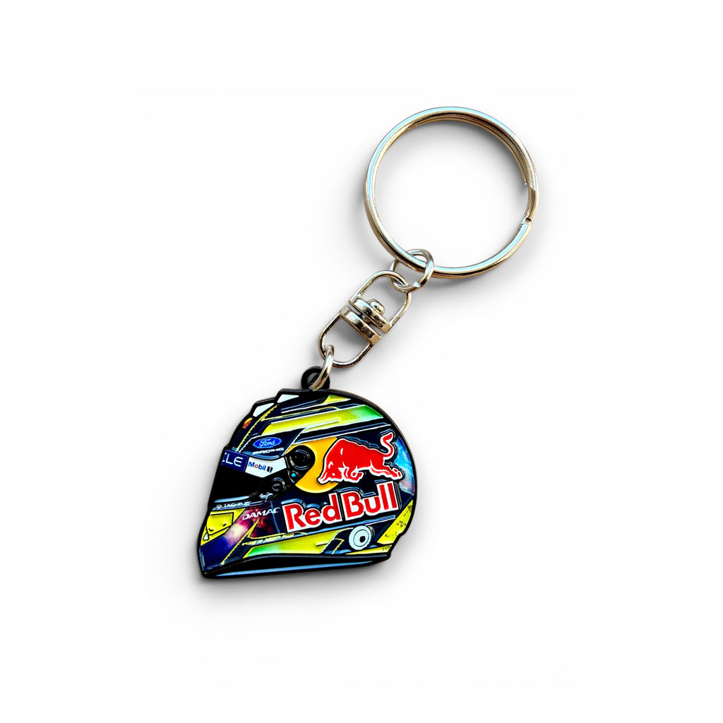 Isack Hadjar 2026 F1 helmet soft enamel keyring