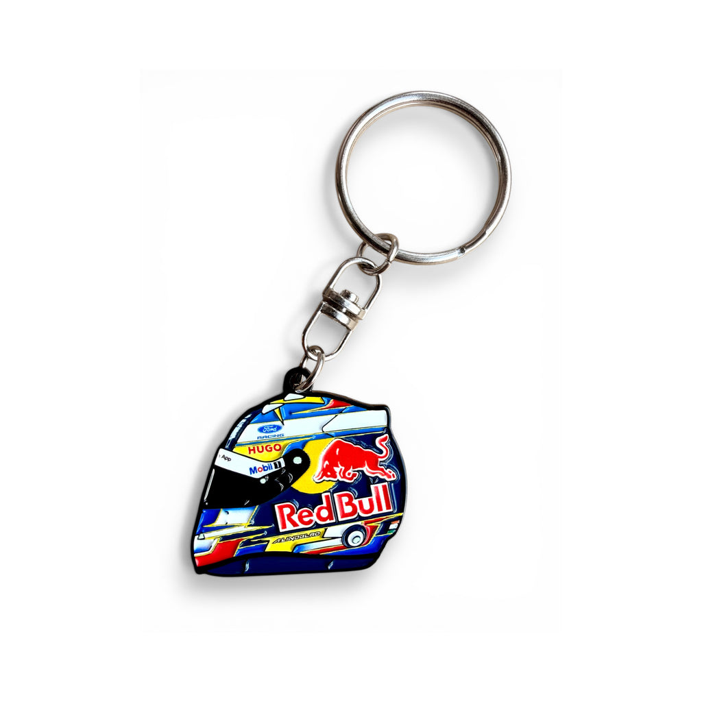 Arvid Lindblad 2026 F1 helmet soft enamel keyring