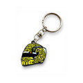 Lando Norris 2026 F1 helmet soft enamel keyring in fluoro yellow