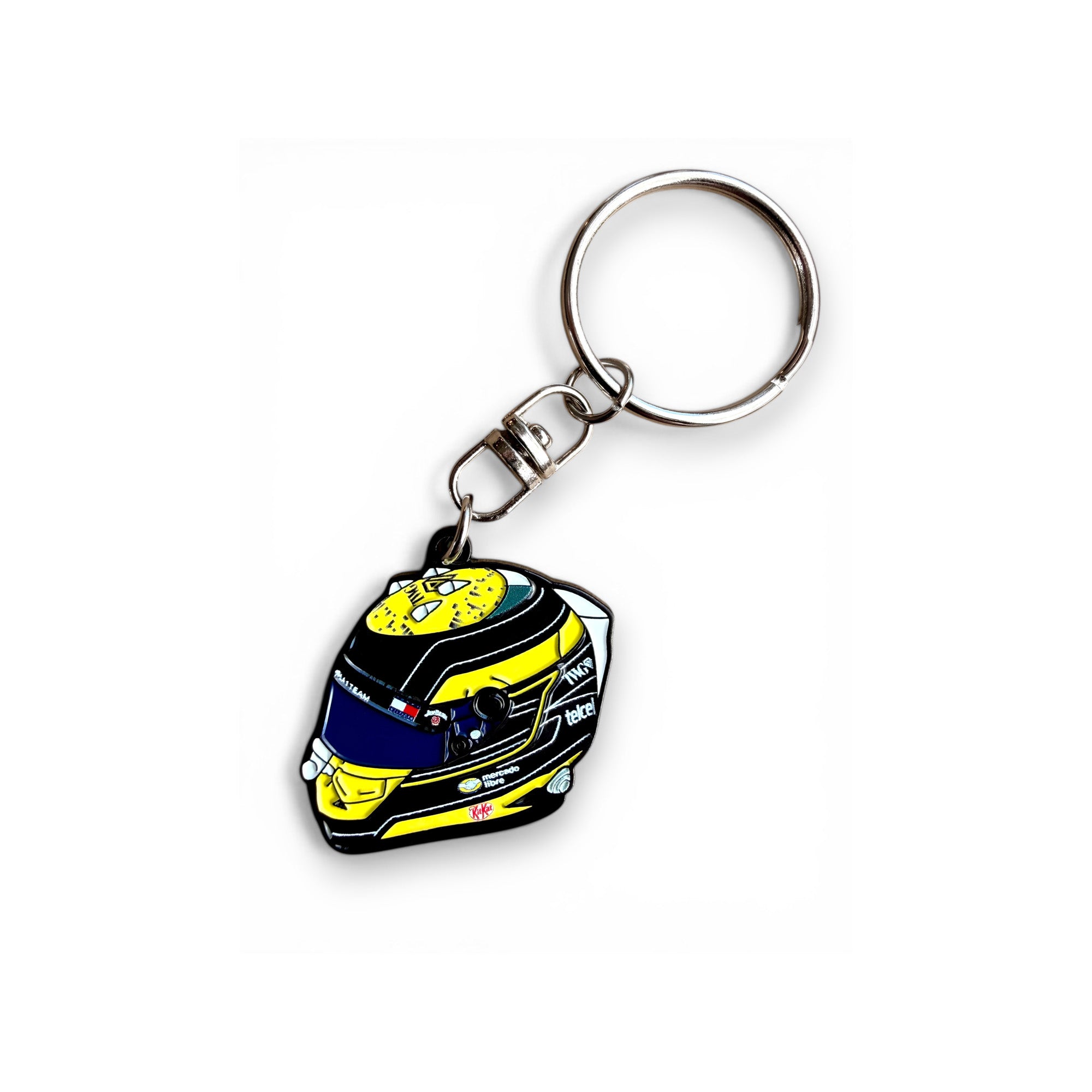 Sergio Perez 2026 F1 helmet soft enamel keyring