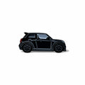 Black MINI Cooper S JCW hot hatch soft enamel pin badge