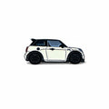 Cream white MINI Cooper S JCW hot hatch soft enamel pin badge