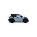 Grey MINI Cooper S JCW hot hatch soft enamel pin badge