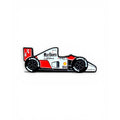 MP4/6 1991 Formula 1 car soft enamel pin with black metal finish