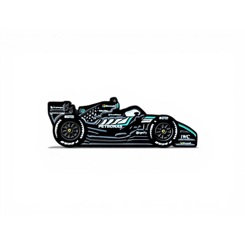Mercedes-AMG W17 2026 F1 car soft enamel pin