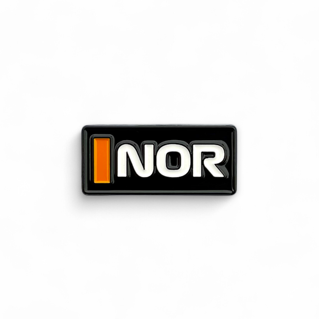 Lando Norris NOR F1 timing tower soft enamel pin badge